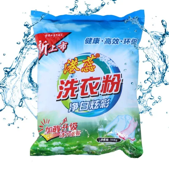 Fabricante de productos de limpieza Artículos de uso diario ligeros Detergente para ropa Detergente en polvo