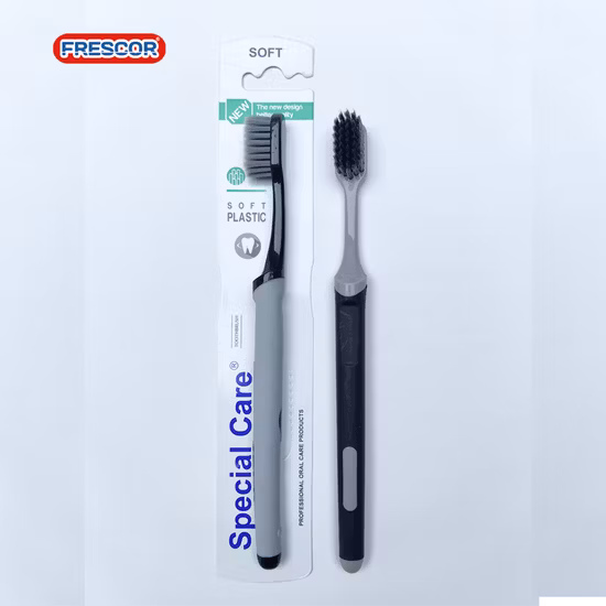 Cepillo de dientes adulto del cepillo principal pequeño de bambú de la cerda del carbón de leña del OEM
