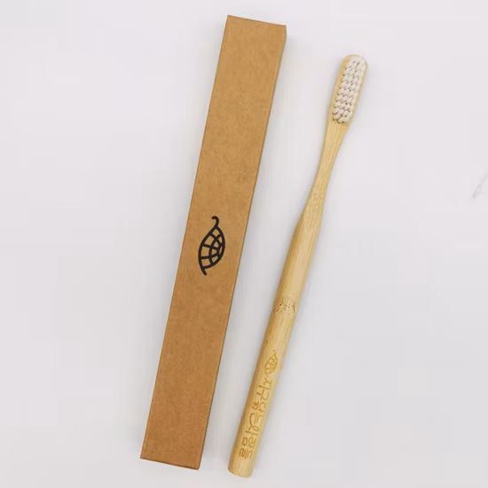 Cepillo de dientes de bambú OEM 100% biodegradable natural al por mayor